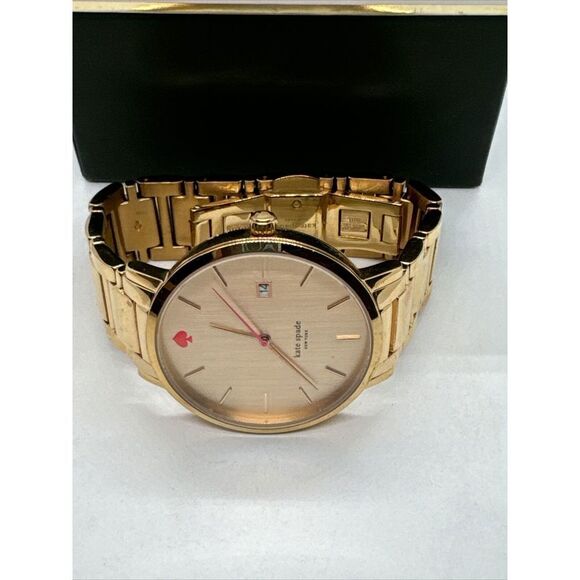 Kate Spade Gramercy Grand 0641 Women\'s Rose Gold Analog Dial Quartz Watch JNA132 main image 10